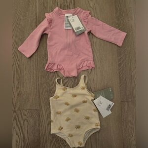Never worn h&m baby girl swimsuits